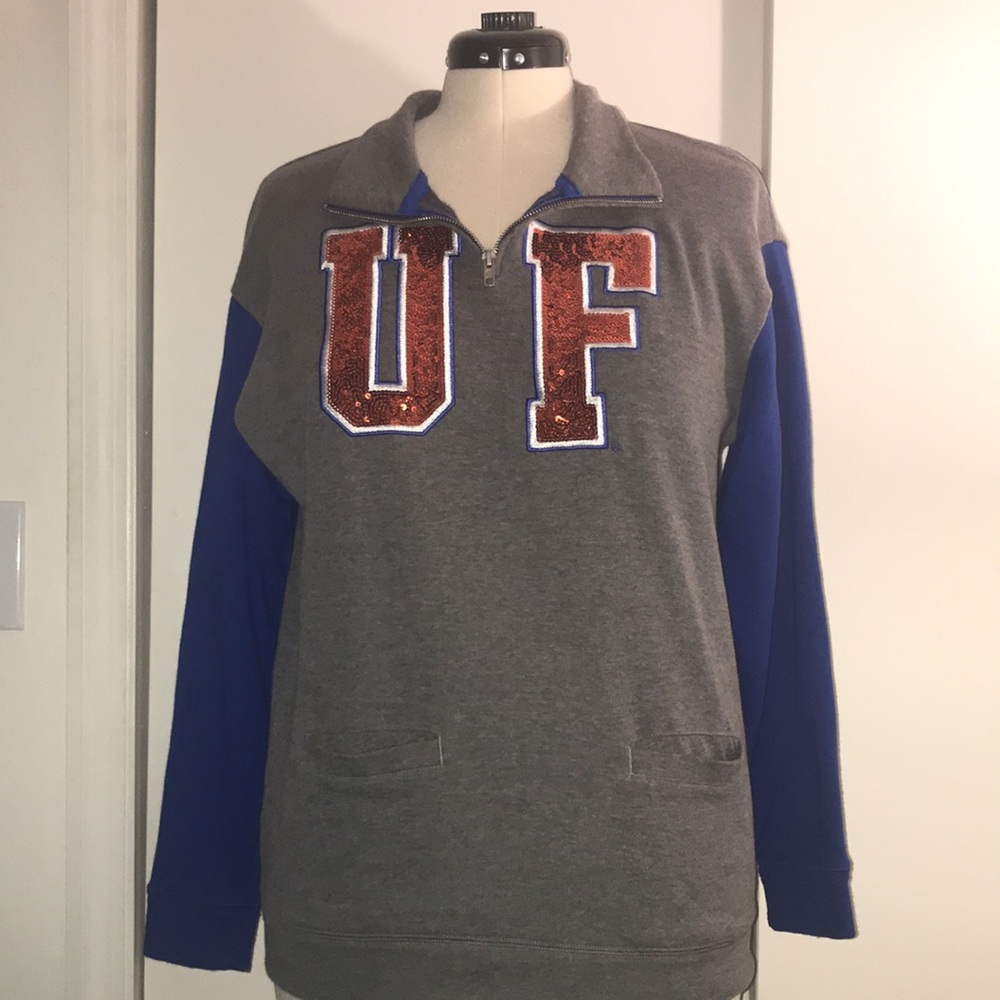 Pink UF Pullover Bling Sweatshirt